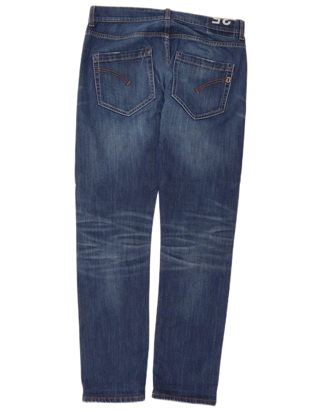 Dondup Mens Slim Jeans W35 L30 Blue Polyester