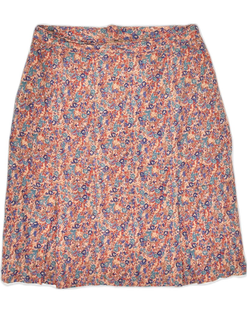 VINTAGE Womens Straight Skirt W28 Medium  Multicoloured Floral | Vintage Vintage | Thrift | Second-Hand Vintage | Used Clothing | Messina Hembry 