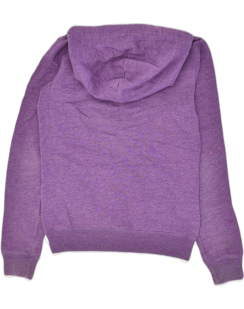 JACK WILLS Womens Graphic Hoodie Jumper UK 8 Small  Purple Cotton | Vintage Jack Wills | Thrift | Second-Hand Jack Wills | Used Clothing | Messina Hembry 