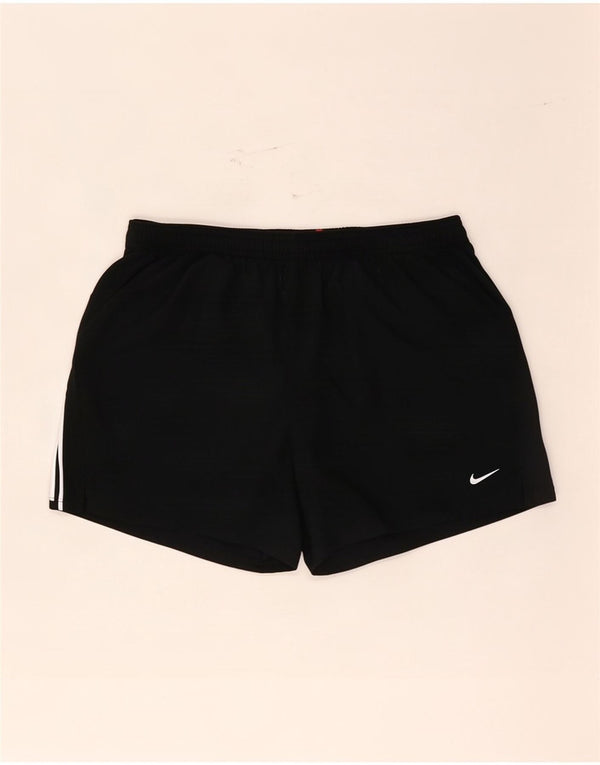 Nike Womens Dri Fit Sport Shorts UK 8 Small Black Polyester