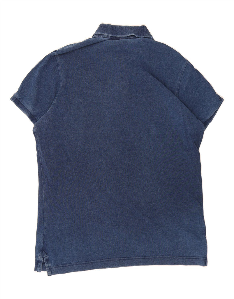 SUPERDRY Mens Polo Shirt 2XL Navy Blue Cotton Vintage Superdry and Second-Hand Superdry from Messina Hembry 