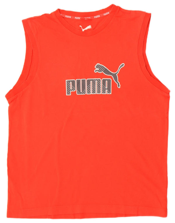 Puma Mens Graphic Vest Top XL Red