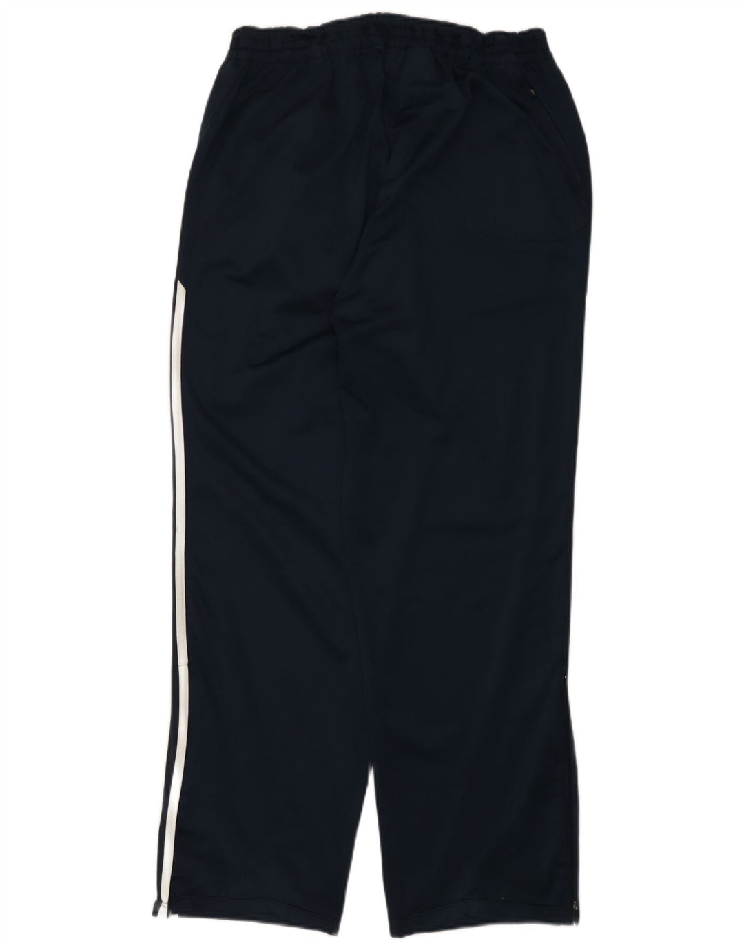ADIDAS Mens Tracksuit Trousers Medium  Navy Blue Polyester