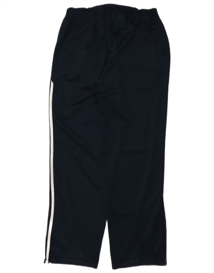 ADIDAS Mens Tracksuit Trousers Medium  Navy Blue Polyester