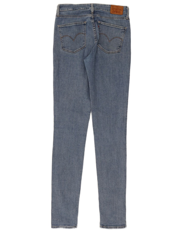 Levi's Womens 721 High Rise Skinny Jeans W27 L32 Blue Cotton