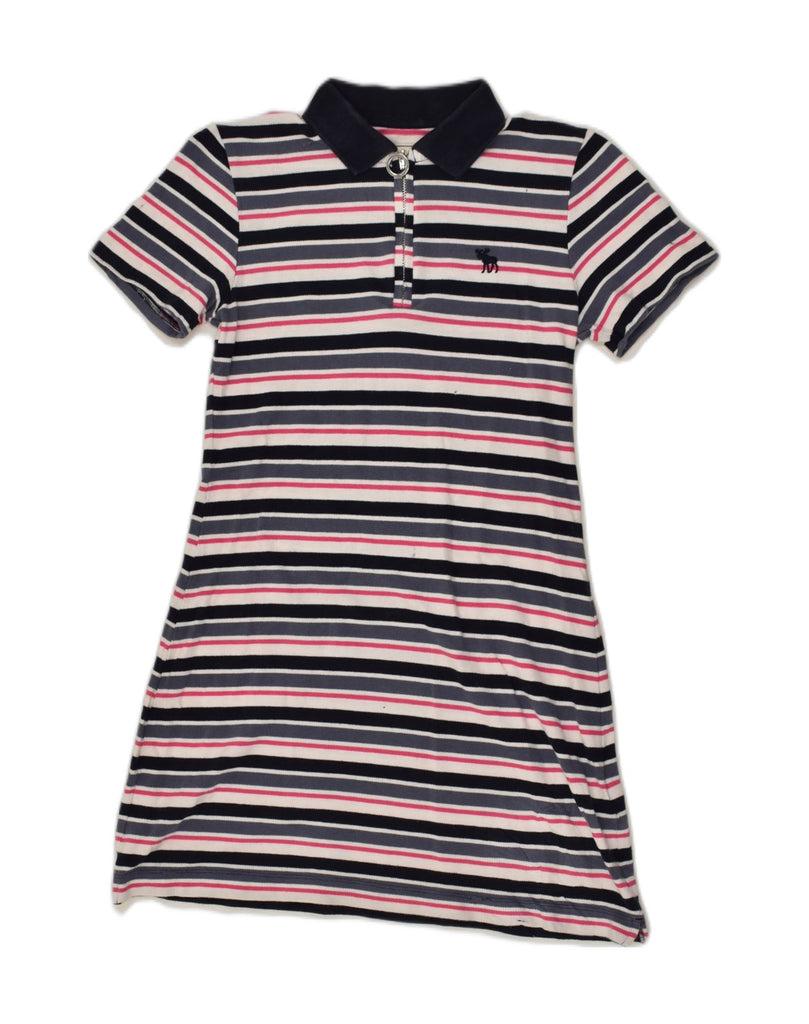 ABERCROMBIE & FITCH Womens Polo Dress UK  6 XS Multicoloured Striped | Vintage Abercrombie & Fitch | Thrift | Second-Hand Abercrombie & Fitch | Used Clothing | Messina Hembry 