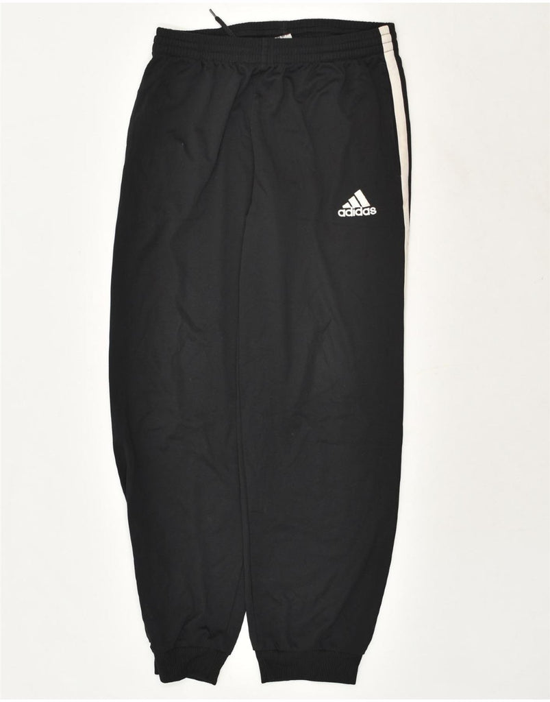 ADIDAS Mens Climawarm Tracksuit Trousers Joggers Medium Black Polyester | Vintage Adidas | Thrift | Second-Hand Adidas | Used Clothing | Messina Hembry 