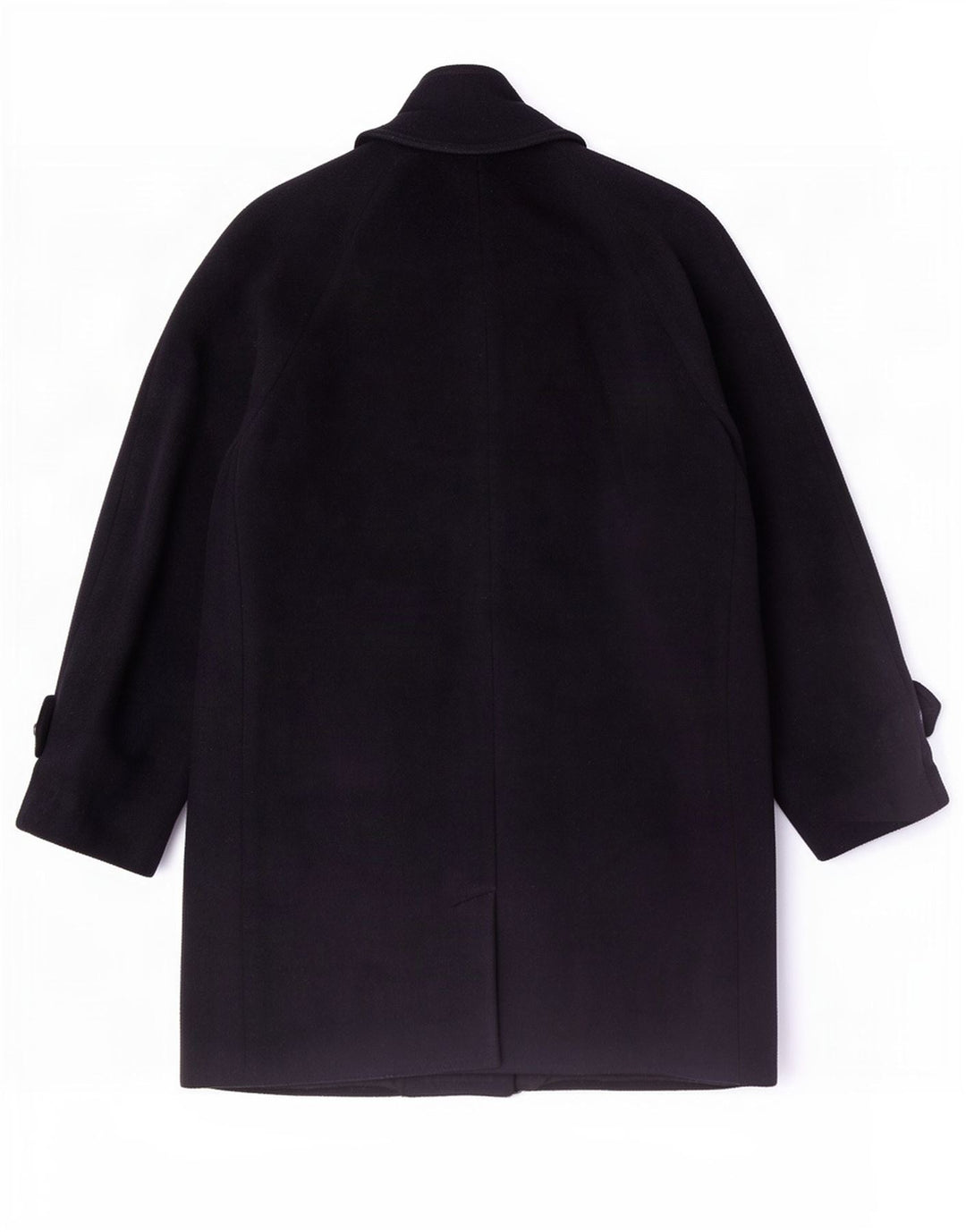 Vintage Mens Overcoat UK 36 Small Navy Blue Wool