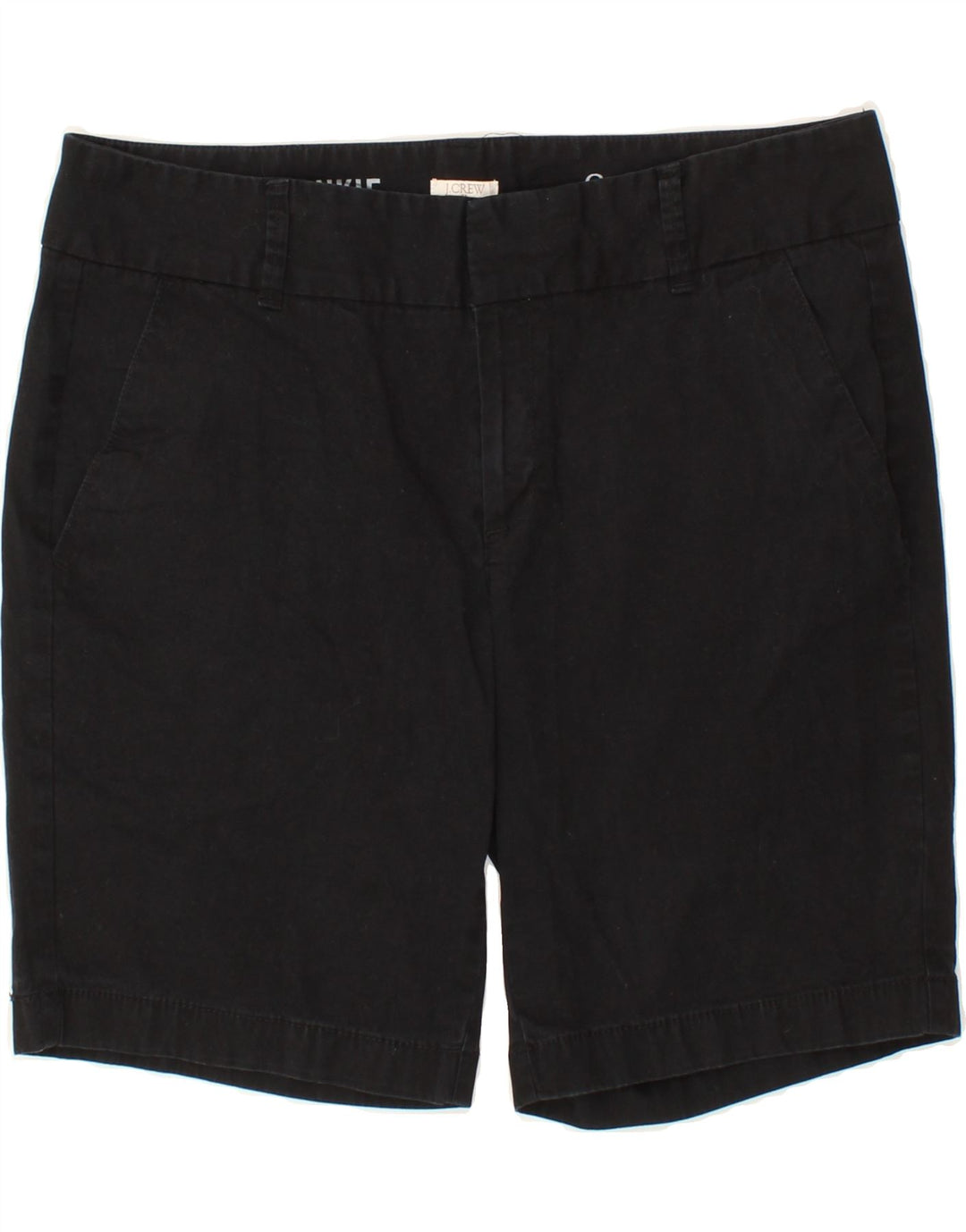 J. CREW Womens Frankie Chino Shorts US 8 Medium W30  Black Cotton Vintage J. Crew and Second-Hand J. Crew from Messina Hembry 