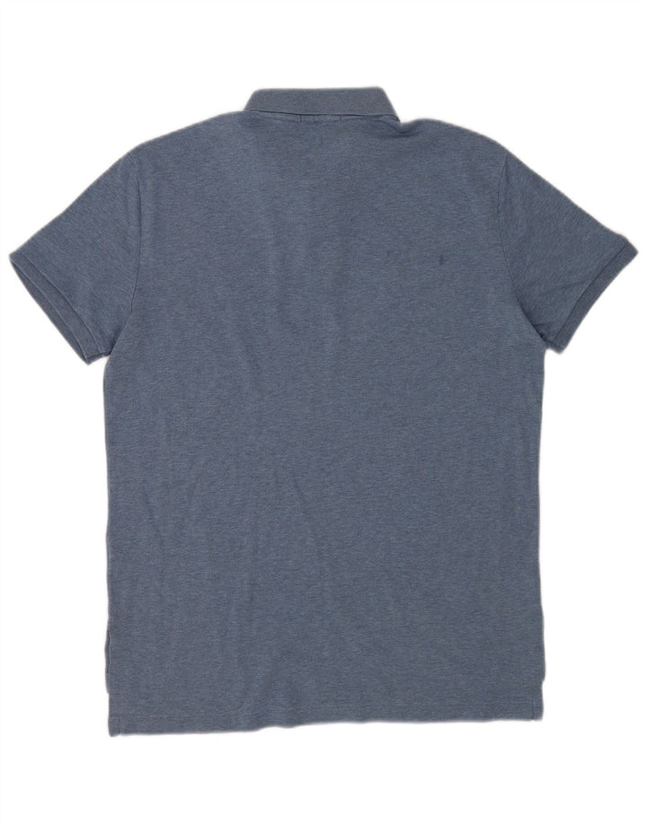 Polo Ralph Lauren Mens Polo Shirt Medium Blue Cotton