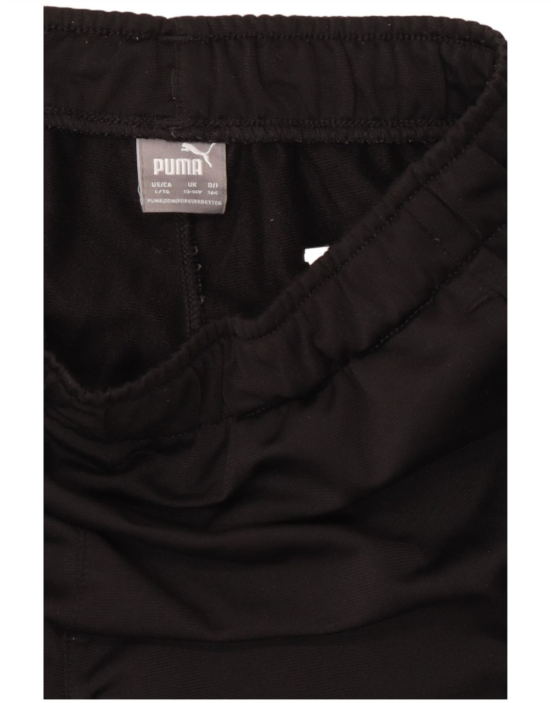 PUMA Boys Tracksuit Trousers 13-14 Years  Black Polyester