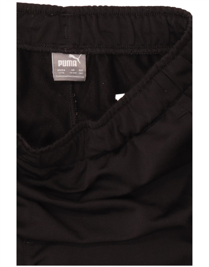 PUMA Boys Tracksuit Trousers 13-14 Years  Black Polyester