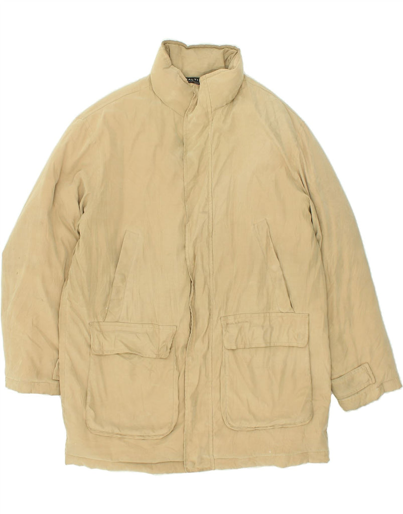 PAUL & SHARK Mens Windbreaker Jacket UK 38 Medium Beige Polyester Vintage Paul & Shark and Second-Hand Paul & Shark from Messina Hembry 