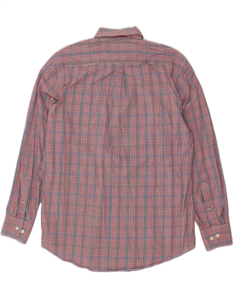 IZOD Mens Shirt Medium Red Check Cotton Vintage Izod and Second-Hand Izod from Messina Hembry 