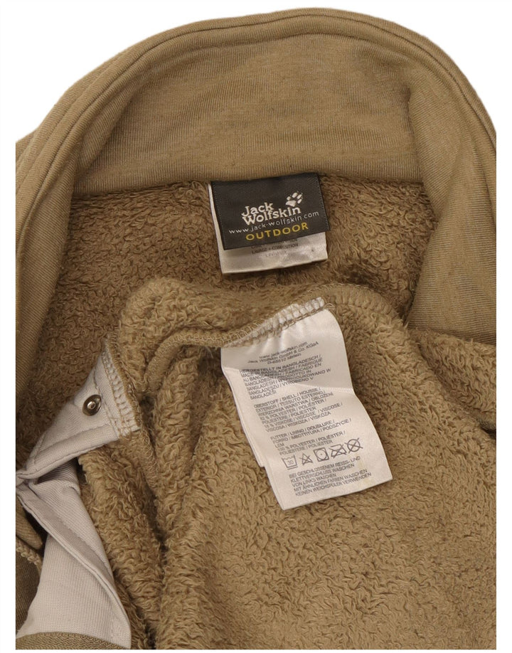 Jack Wolfskin Womens Liner Tracksuit Top Jacket UK 12/14 Medium Beige