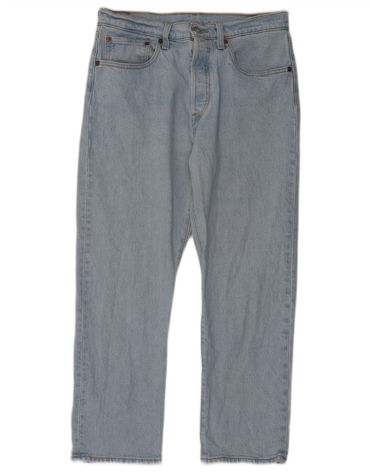 Levi's Mens 501 Straight Jeans W30 L26 Blue Cotton