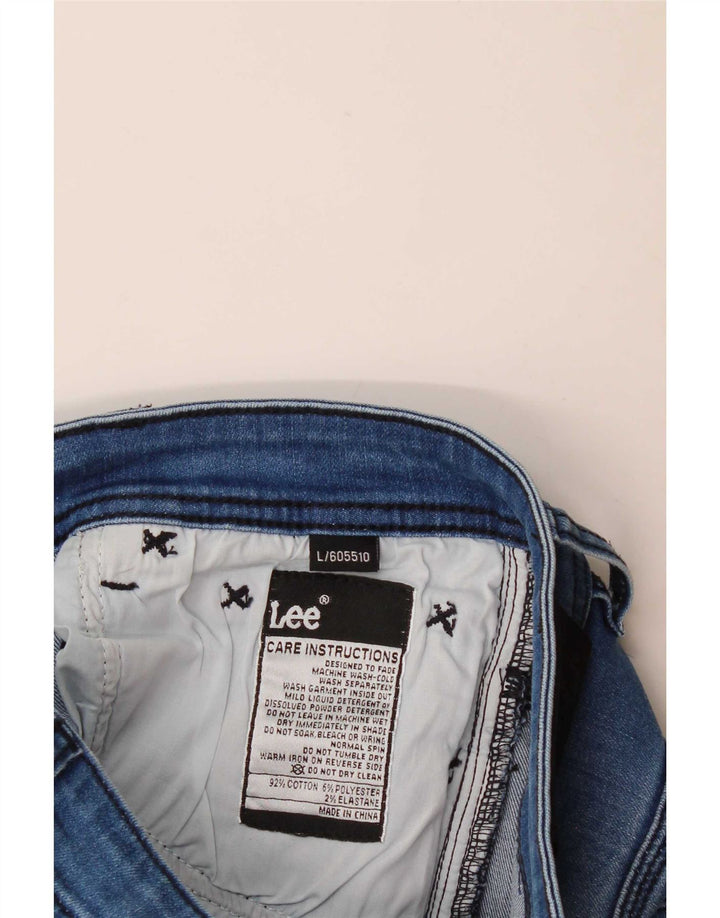 Lee Womens Skinny Jeans W30 L31 Blue Cotton