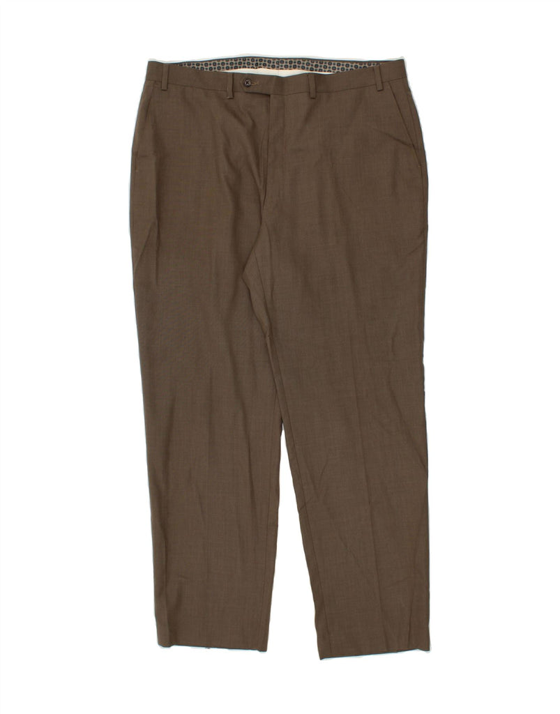 MICHAEL KORS Mens Straight Suit Trousers W40 L32 Beige Polyester Vintage Michael Kors and Second-Hand Michael Kors from Messina Hembry 