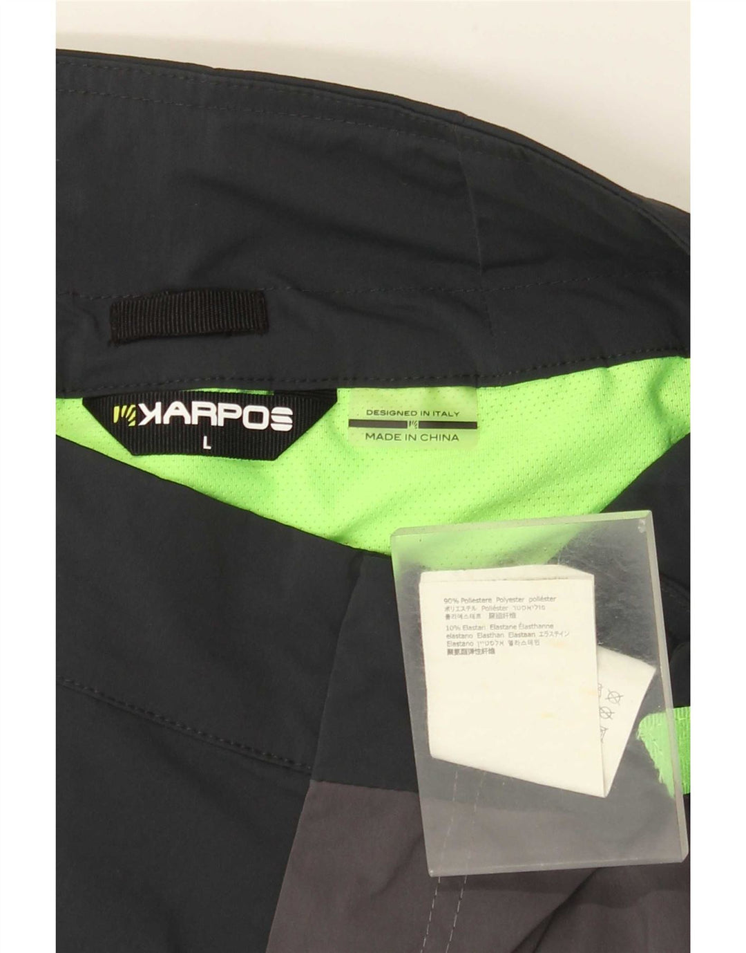 Karpos Mens Graphic Hiking Shorts Large W34 Grey Colourblock Polyester