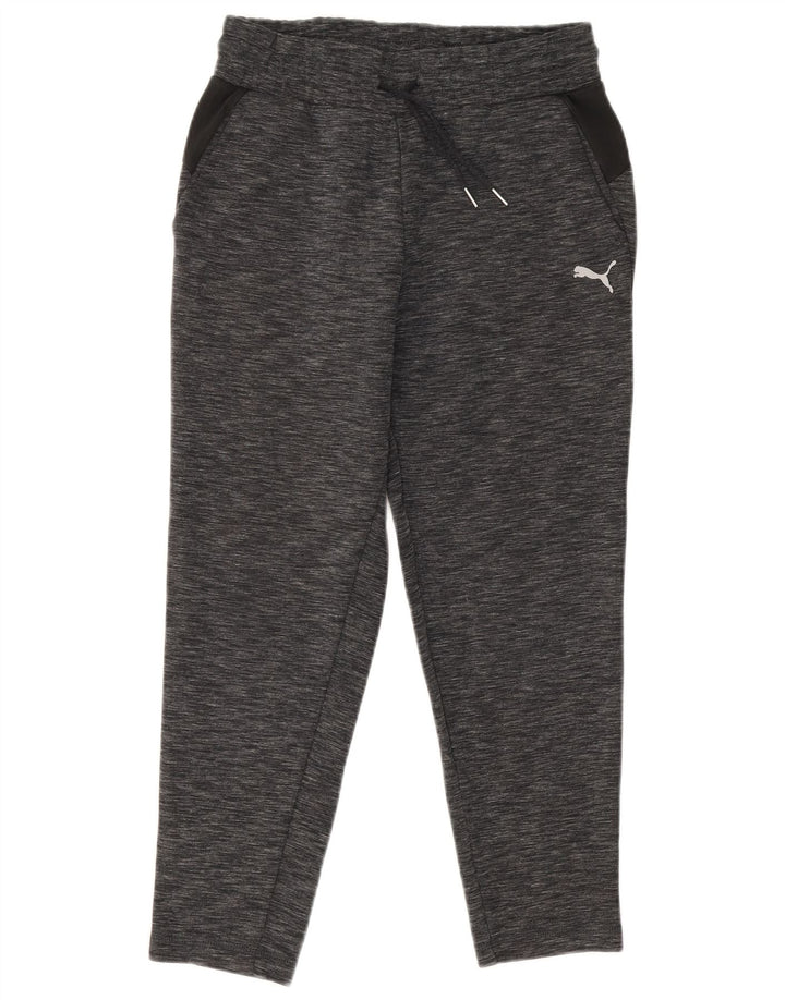 Puma Womens Tracksuit Trousers UK 4 XS  Grey Flecked