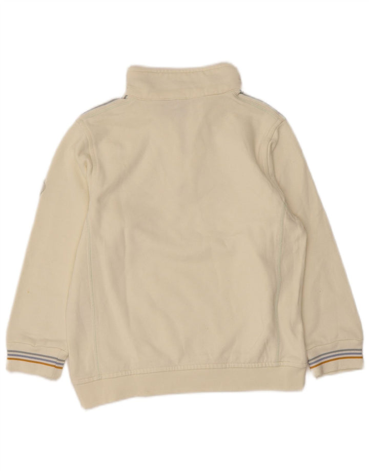 Champion Boys Graphic Sweatshirt Jumper 7-8 Years Small White Striped