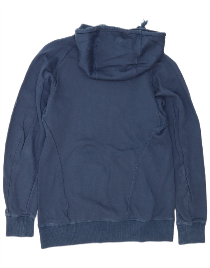 Adidas Mens Hoodie Jumper Small Navy Blue Cotton