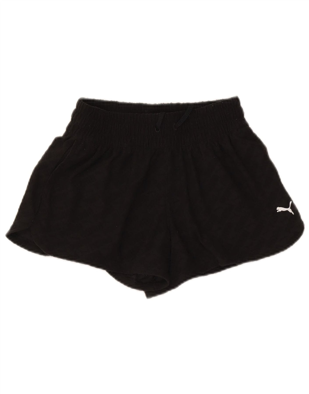 Puma Womens Sport Shorts UK 10 Small Black Polyester