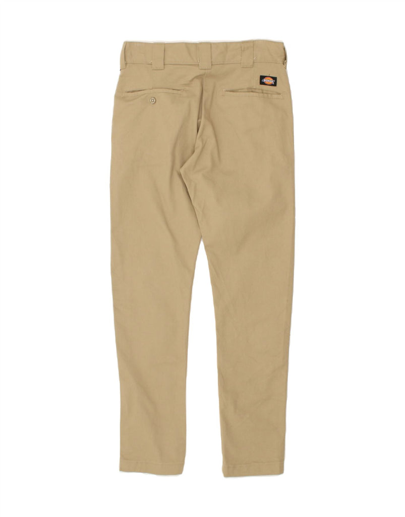 DICKIES Mens Slim Chino Trousers W30 L30 Beige Cotton | Vintage Dickies | Thrift | Second-Hand Dickies | Used Clothing | Messina Hembry 