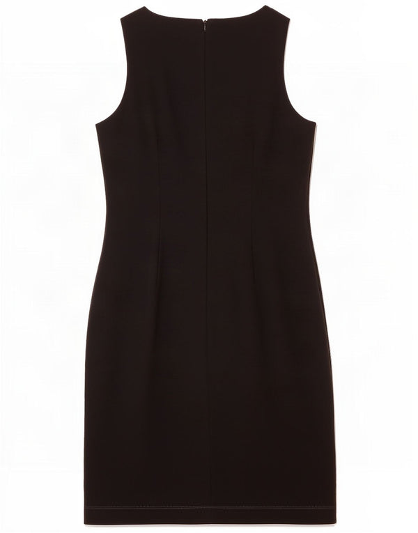 Marks & Spencer Womens St. Michael Sheath Dress UK 12 Medium Black