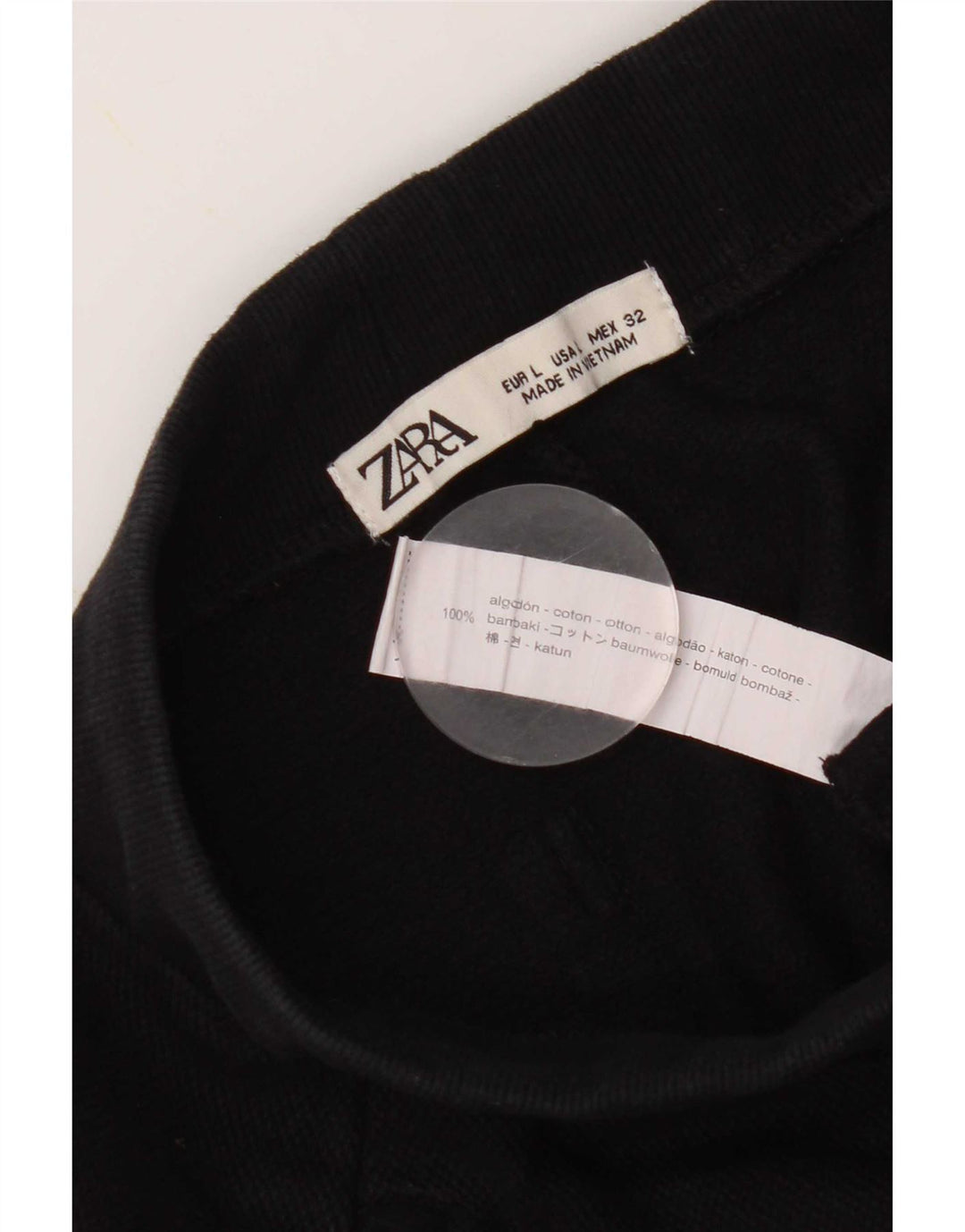 Zara Mens Sport Shorts Large Navy Blue Cotton