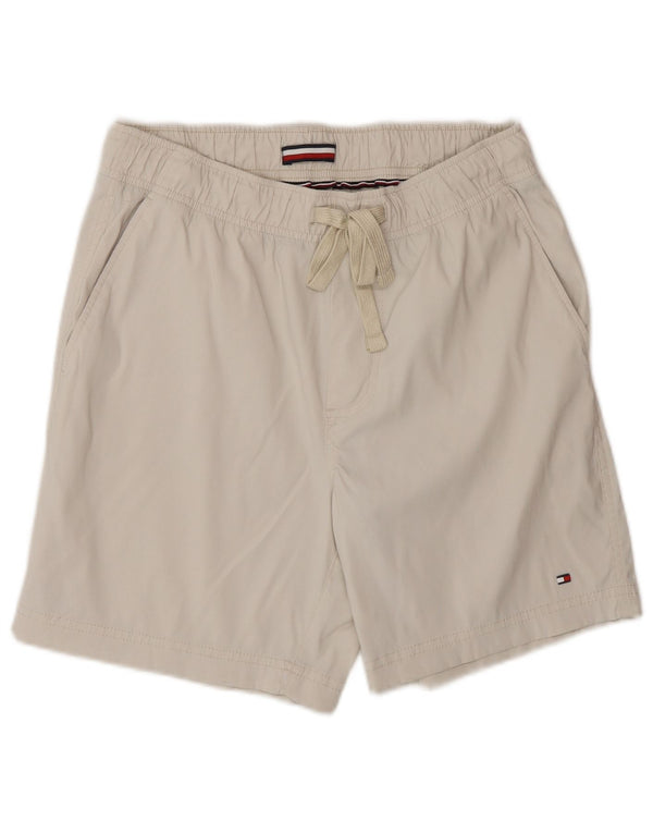 Tommy Hilfiger Mens Swimwear Small  Off White Nylon