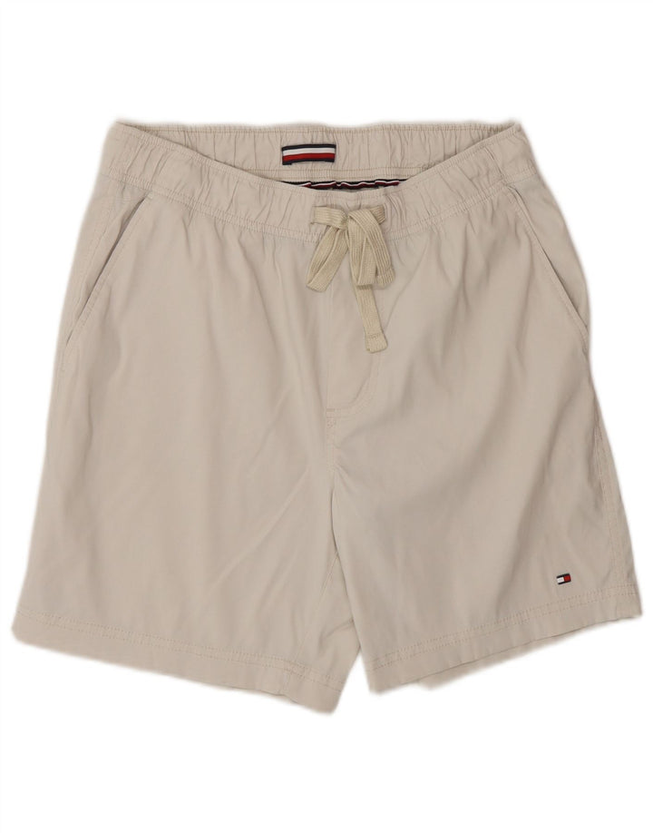 Tommy Hilfiger Mens Swimwear Small  Off White Nylon