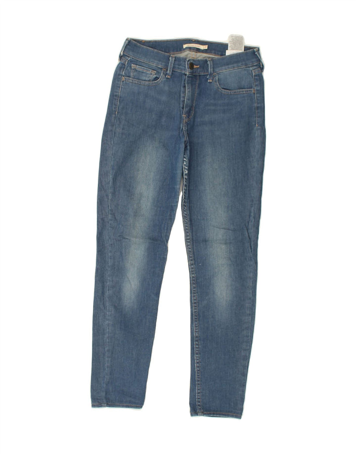 LEVI'S Womens Super Skinny Jeans W27 L27  Blue Cotton | Vintage Levi's | Thrift | Second-Hand Levi's | Used Clothing | Messina Hembry 