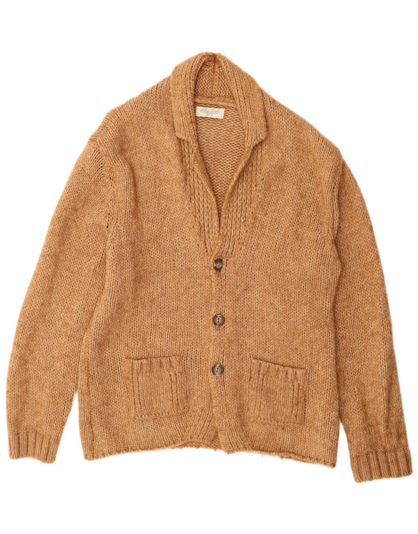 ALLEY DOCKS Womens Cardigan Sweater UK 18 XL Brown Acrylic