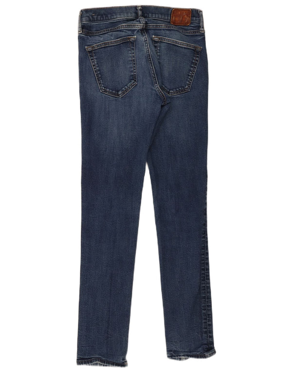 Abercrombie & Fitch Womens Langdon Skinny Jeans W29 L32 Blue Cotton