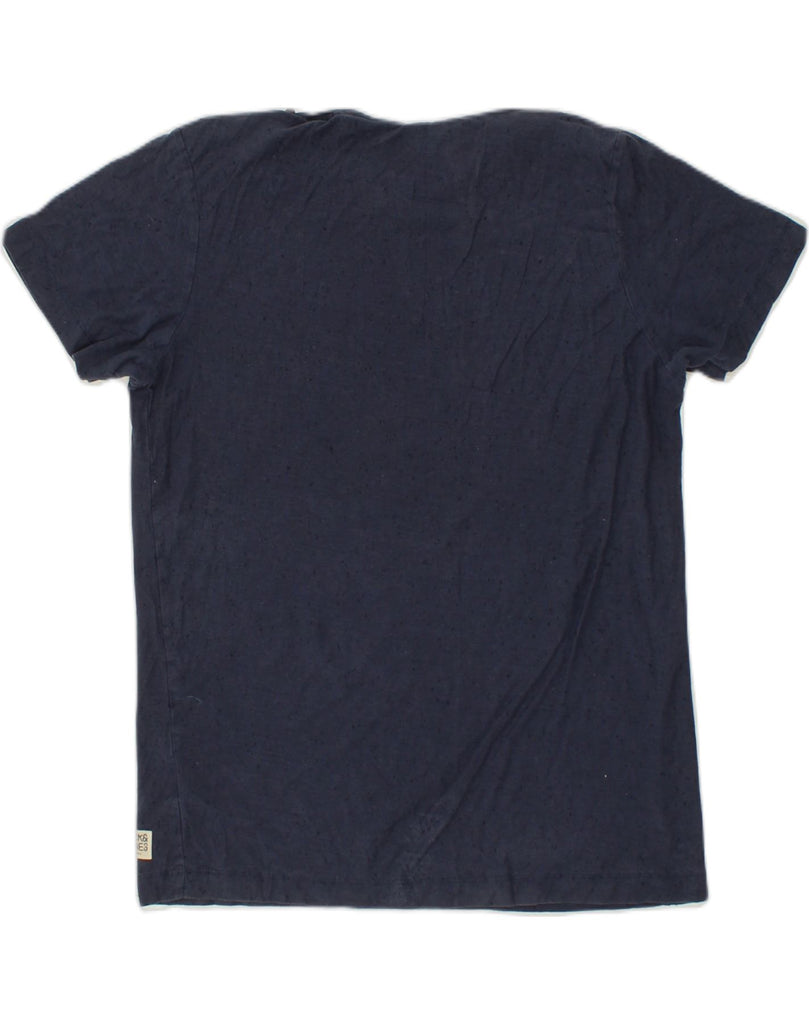 JACK & JONES Mens Graphic T-Shirt Top XL Navy Blue Cotton | Vintage Jack & Jones | Thrift | Second-Hand Jack & Jones | Used Clothing | Messina Hembry 