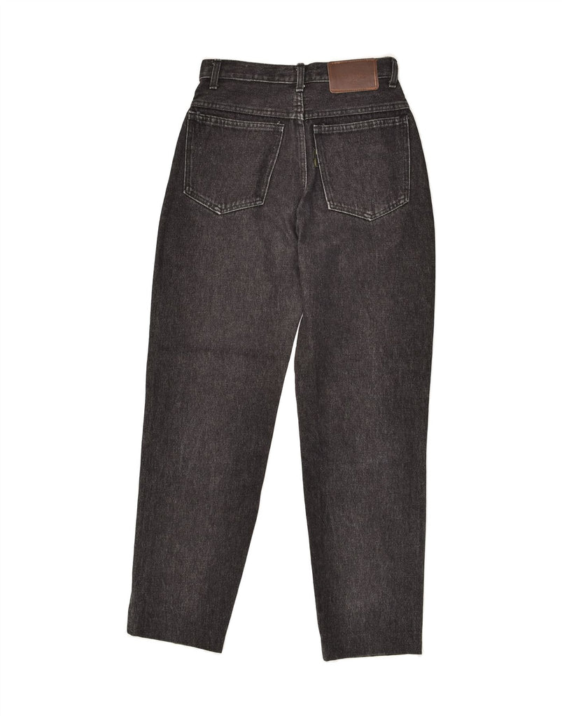 TRUSSARDI Womens Tapered Jeans W26 L28 Black | Vintage Trussardi | Thrift | Second-Hand Trussardi | Used Clothing | Messina Hembry 