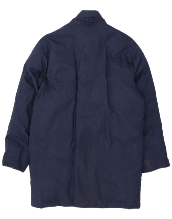 Nike Mens Loose Fit Padded Coat UK 34/35 XS Navy Blue Nylon