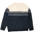 Marks & Spencer Mens Crew Neck Jumper Sweater Large Turquoise Fair Isle