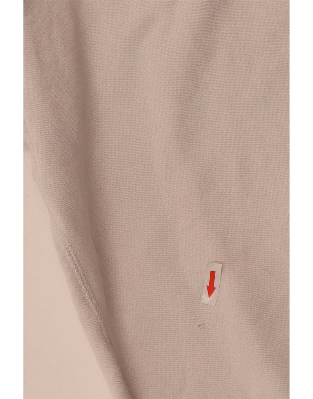 Adidas Womens Oversized Sweatshirt Jumper UK 10 Small White Cotton