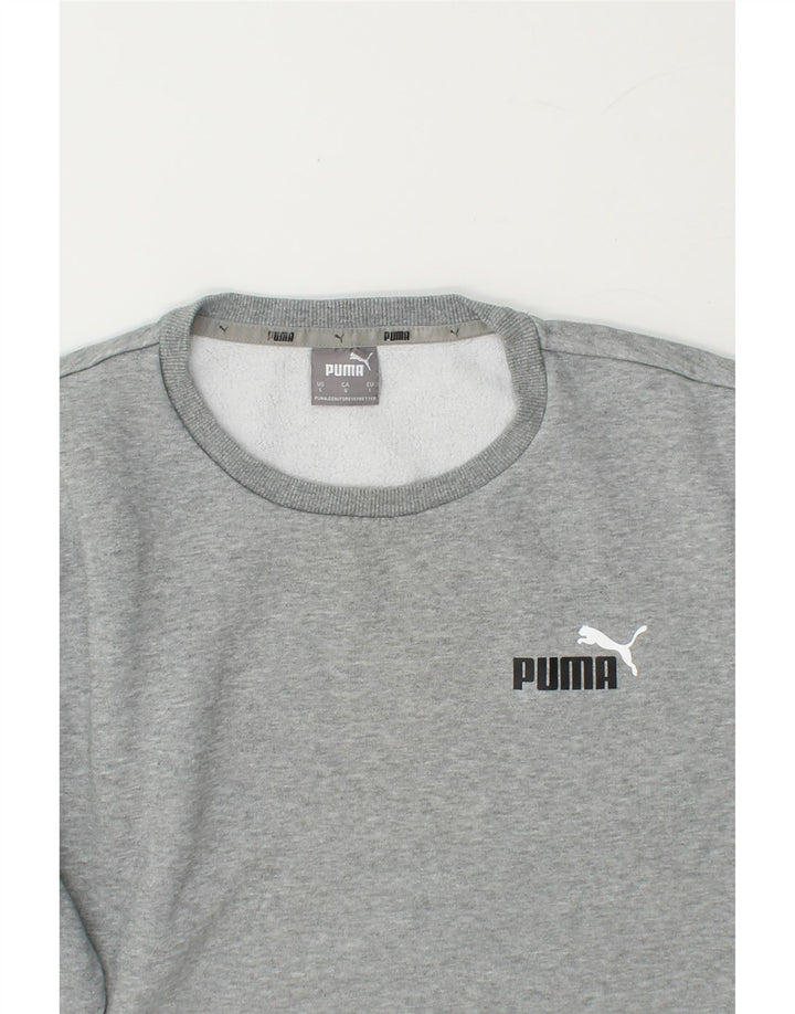 PUMA Mens Sweatshirt Jumper Large Grey Cotton Vintage Puma and Second-Hand Puma from Messina Hembry 