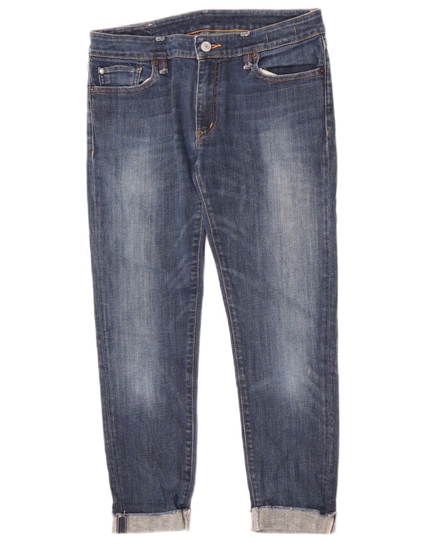 Ralph Lauren Womens Crop Skinny Jeans W29 L26 Blue Cotton