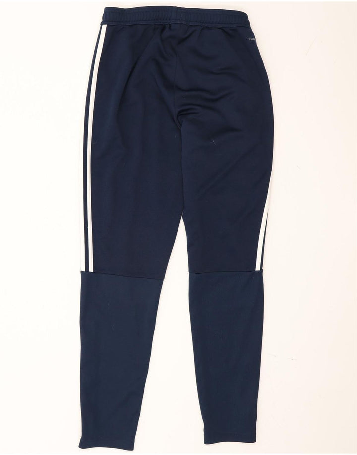 Adidas Mens Tracksuit Trousers Medium Navy Blue Polyester
