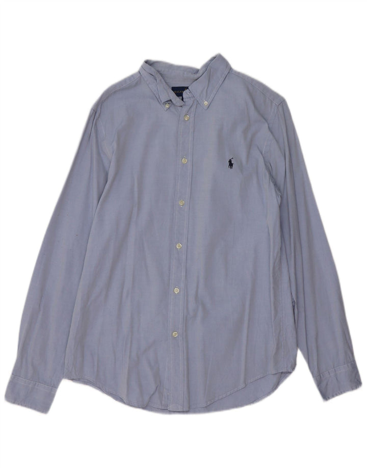 Ralph Lauren Boys Shirt 15-16 Years Blue Cotton