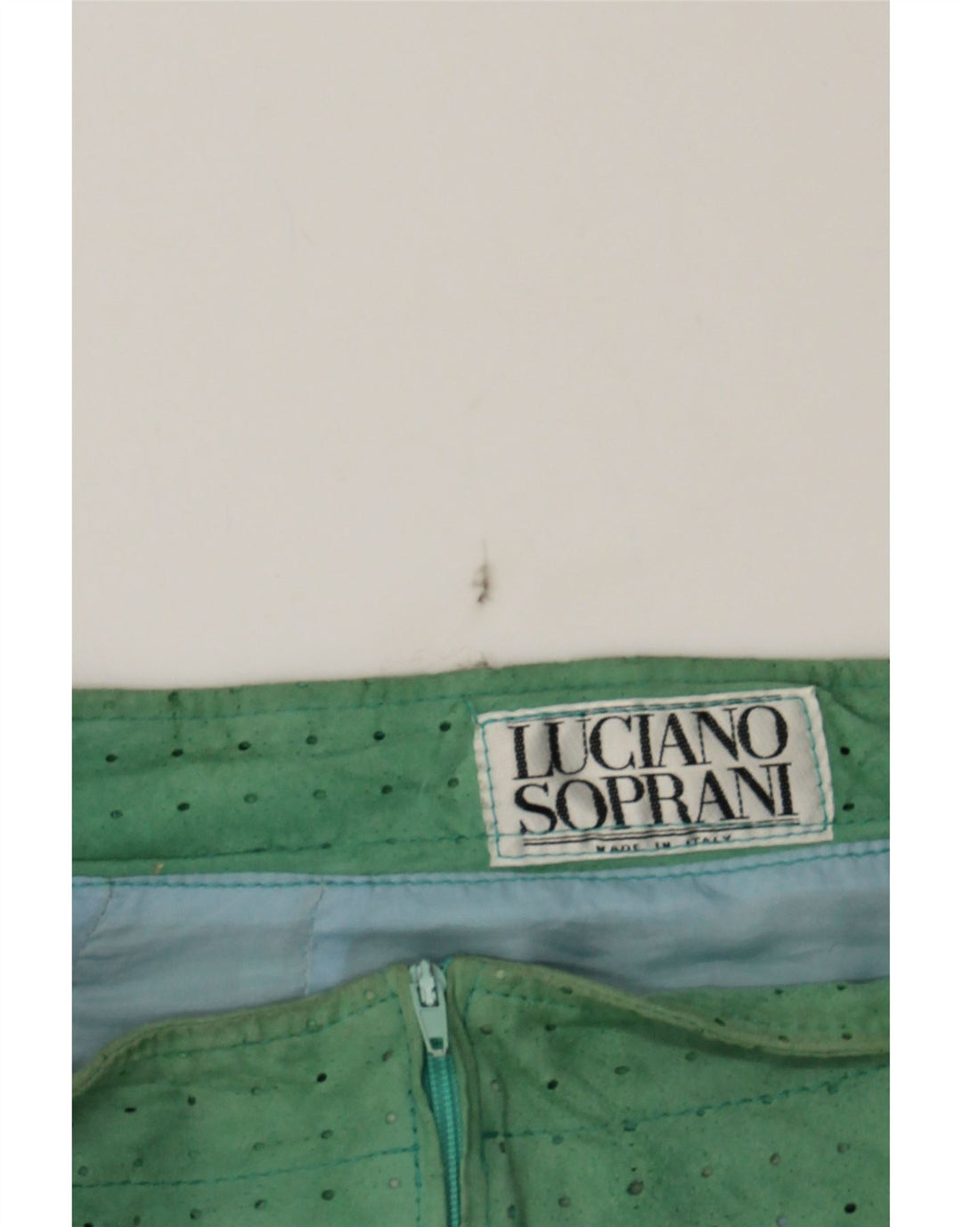 VINTAGE Womens Pencil Skirt W26 Small  Green Spotted Vintage Vintage and Second-Hand Vintage from Messina Hembry 