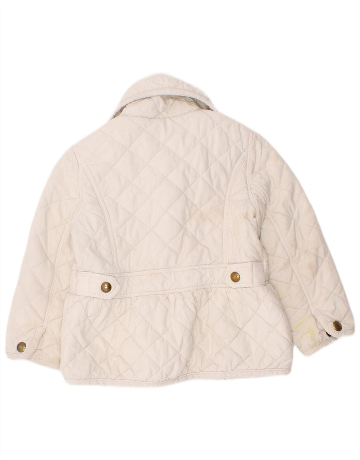 Ralph Lauren Baby Girls Quilted Jacket 18-24 Months White Polyester