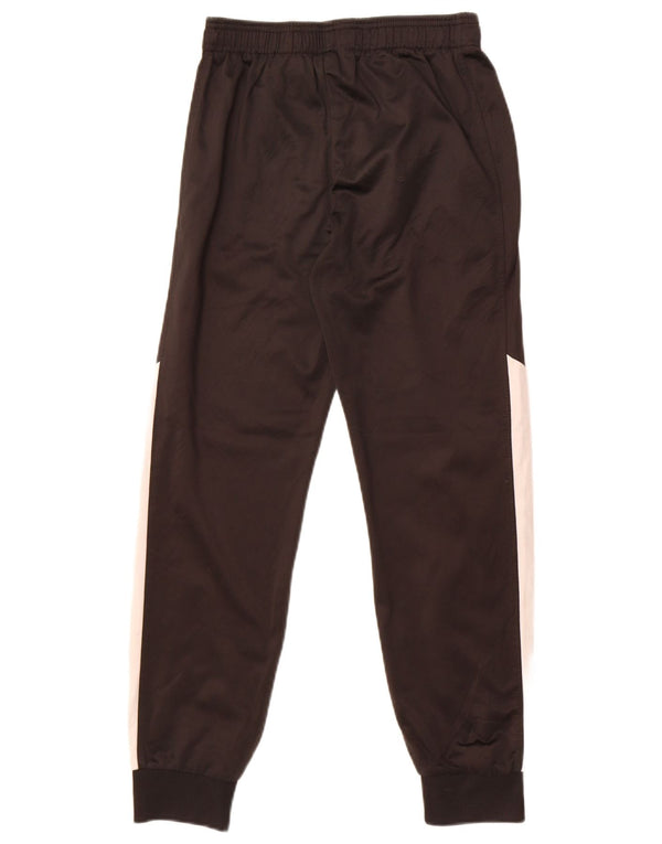 Puma Boys Tracksuit Trousers Joggers 14-15 Years Large Black Colourblock