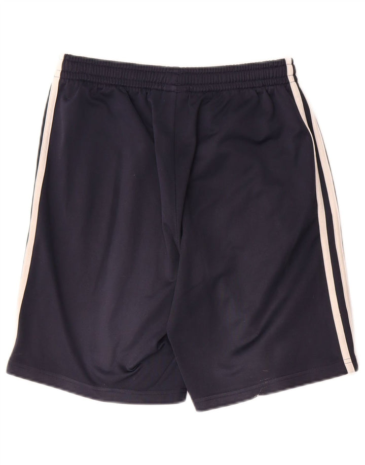 ADIDAS Boys Sport Shorts 13-14 Years  Navy Blue Polyester