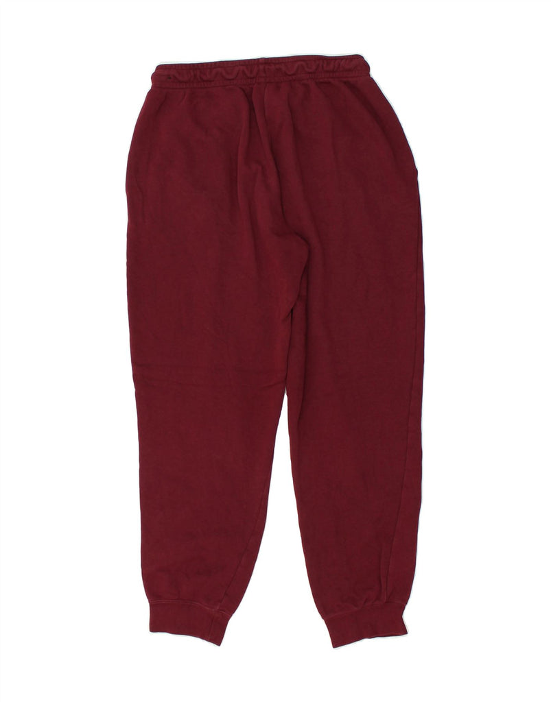 NIKE Mens Tracksuit Trousers Joggers Medium Maroon Cotton | Vintage Nike | Thrift | Second-Hand Nike | Used Clothing | Messina Hembry 