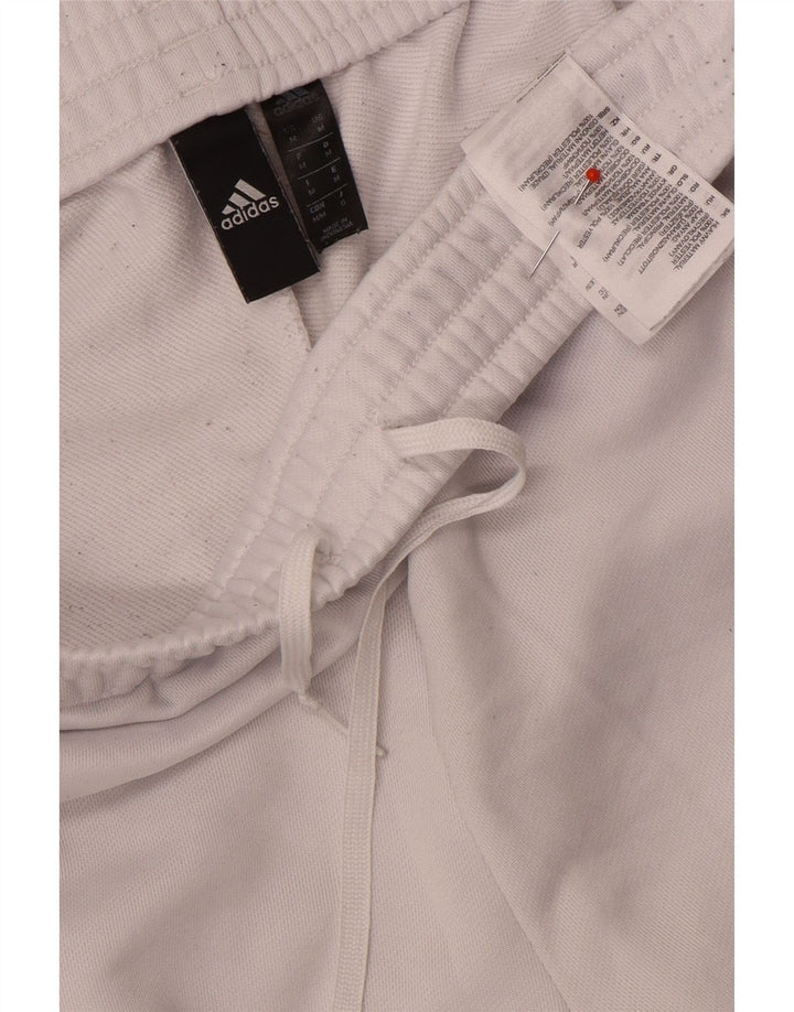 Adidas Mens Aeroready Tracksuit Trousers Medium  White Polyester